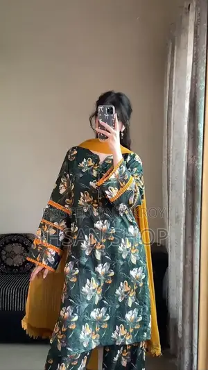 কটনের রেডিমেড থ্রি পিস