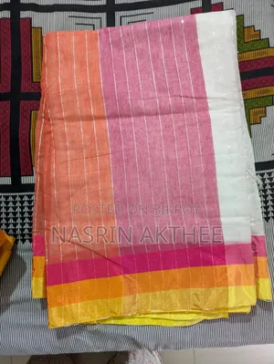 Yellow Colourful Saree
