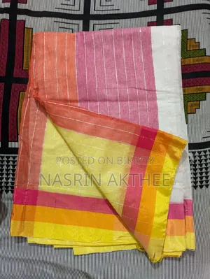 Yellow Colourful Saree