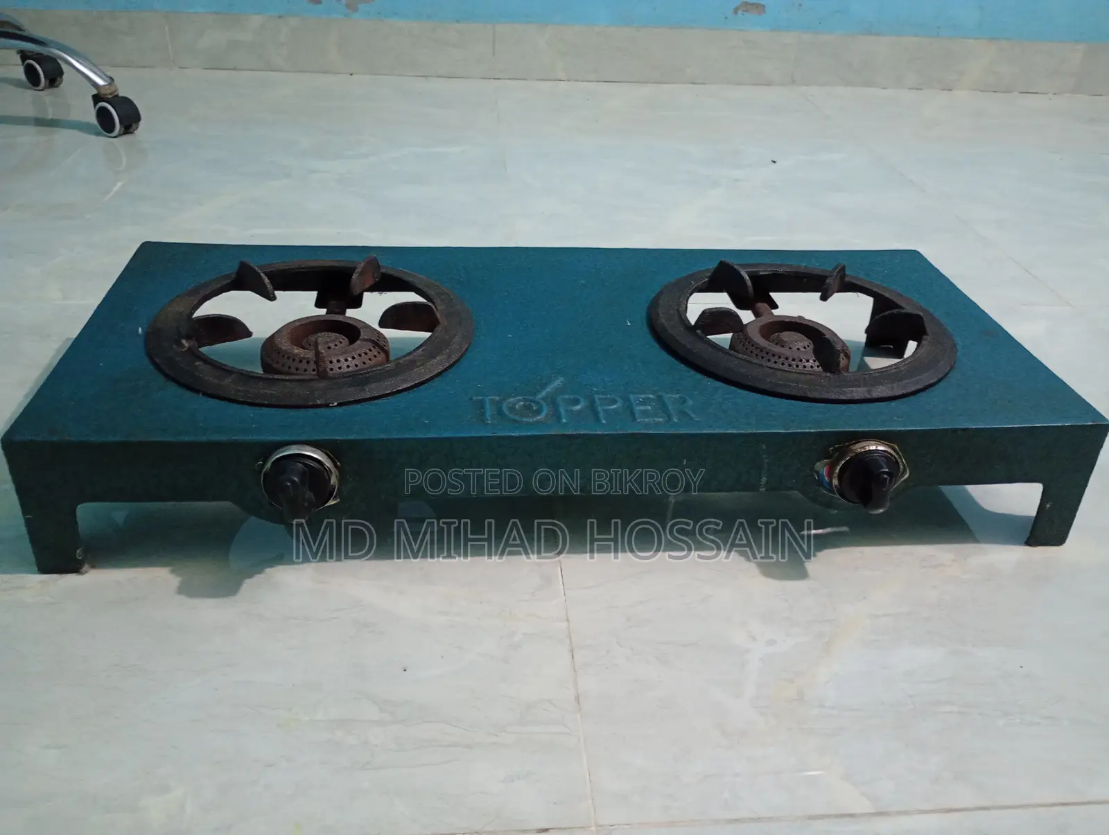 উচ্চ মানের টপার ২-বার্নার গ্যাস স্টোভ