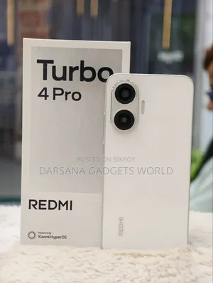 শাওমি রেডমি টার্বো ৪ প্রো ২৫৬ জিবি সাদা