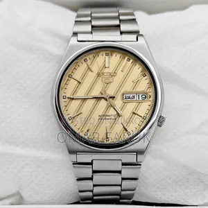 Seiko 5 Automatic Vintage Watch - Gold Dial
