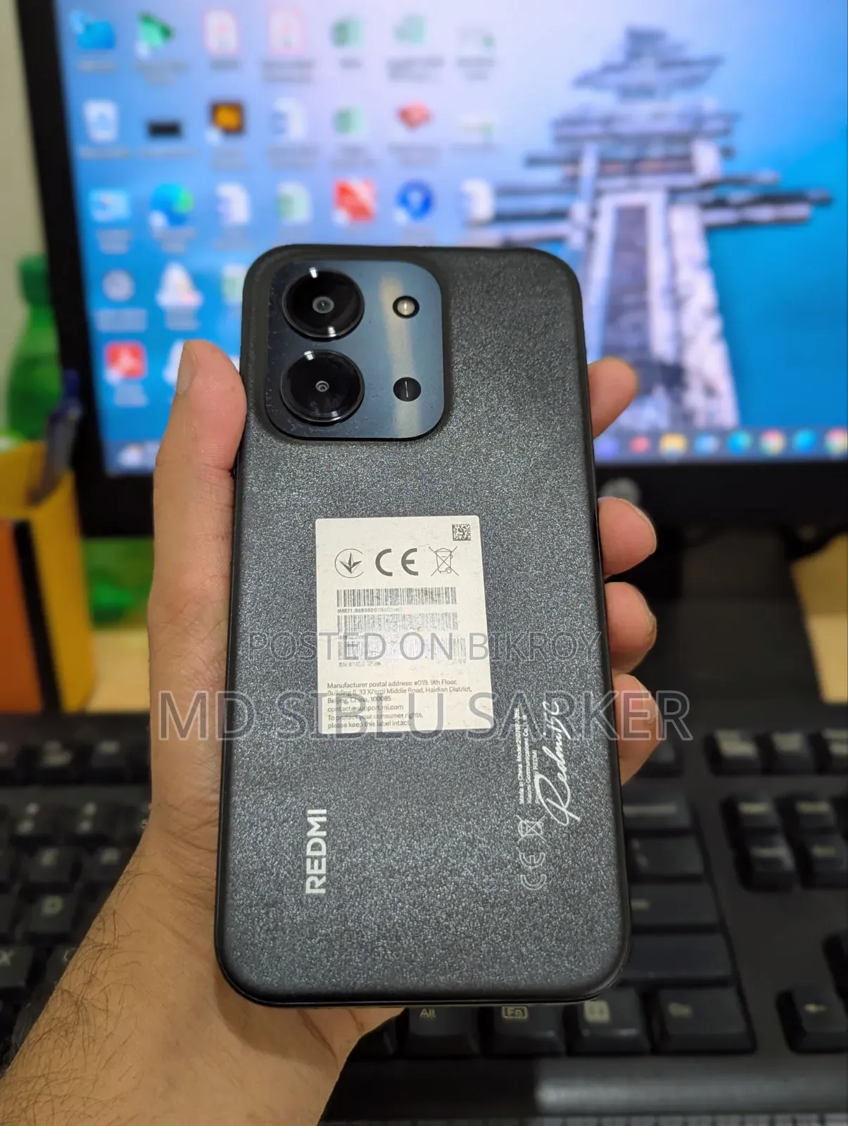 New Xiaomi Redmi 15C 4G 128 GB Black