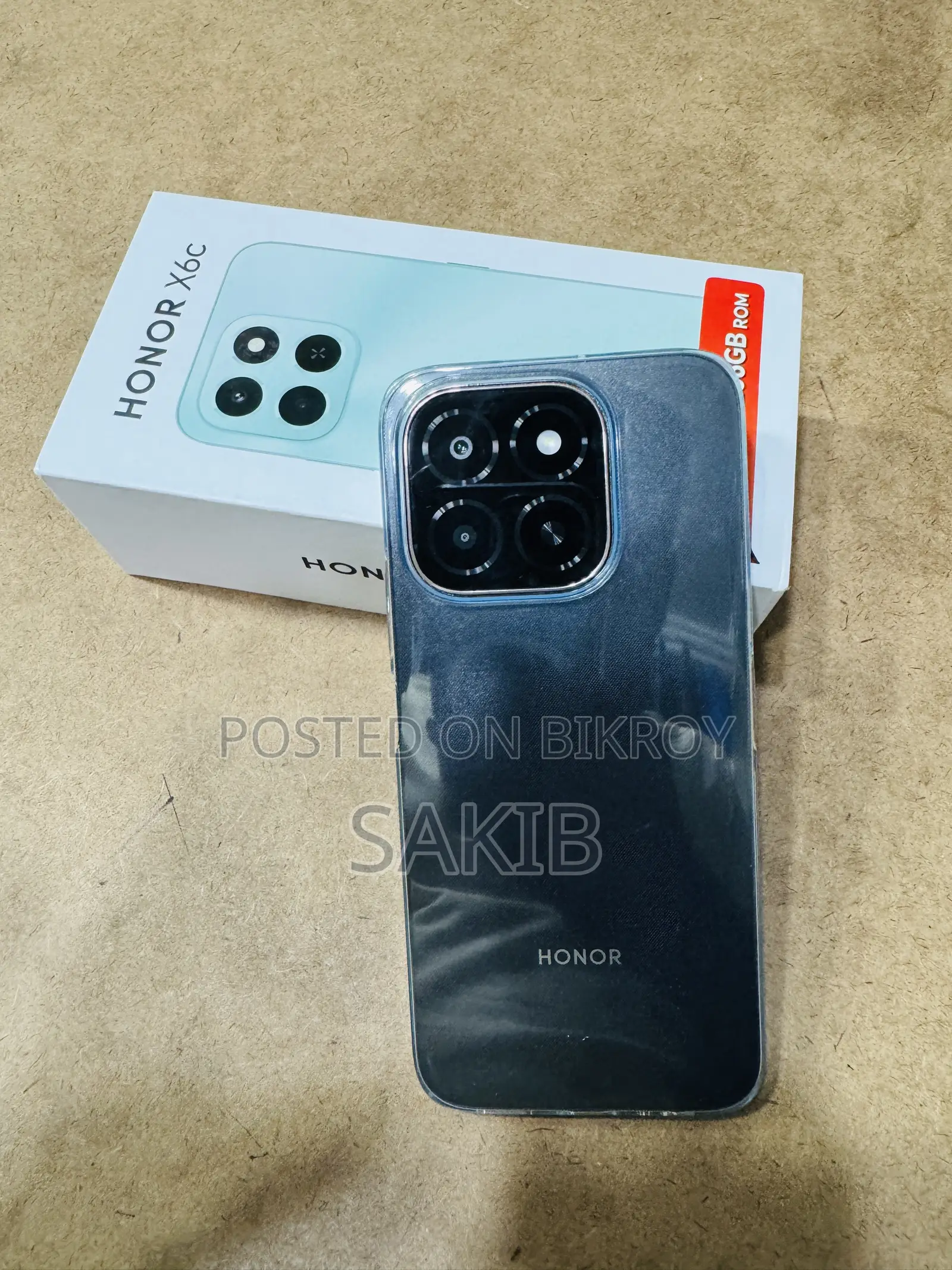 Honor X6C ২৫৬ জিবি কালো