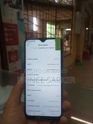 Vivo Y17 256 GB Blue