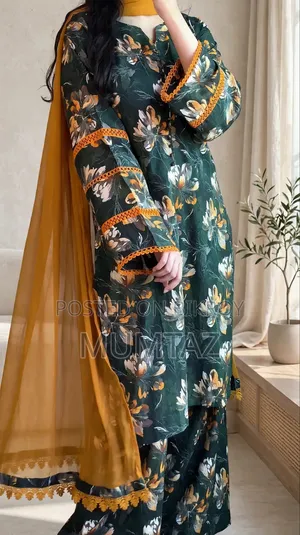 Cotton Readymade Three Piece Size M, L, XL