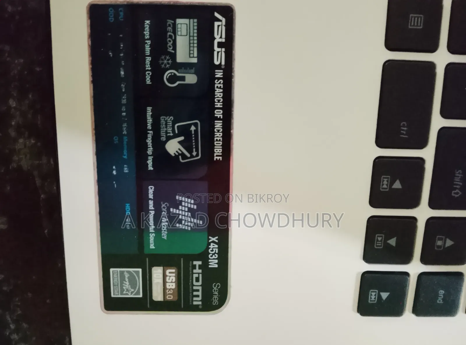 Laptop ASUS X452EP 4GB Intel Celeron SSD 128GB