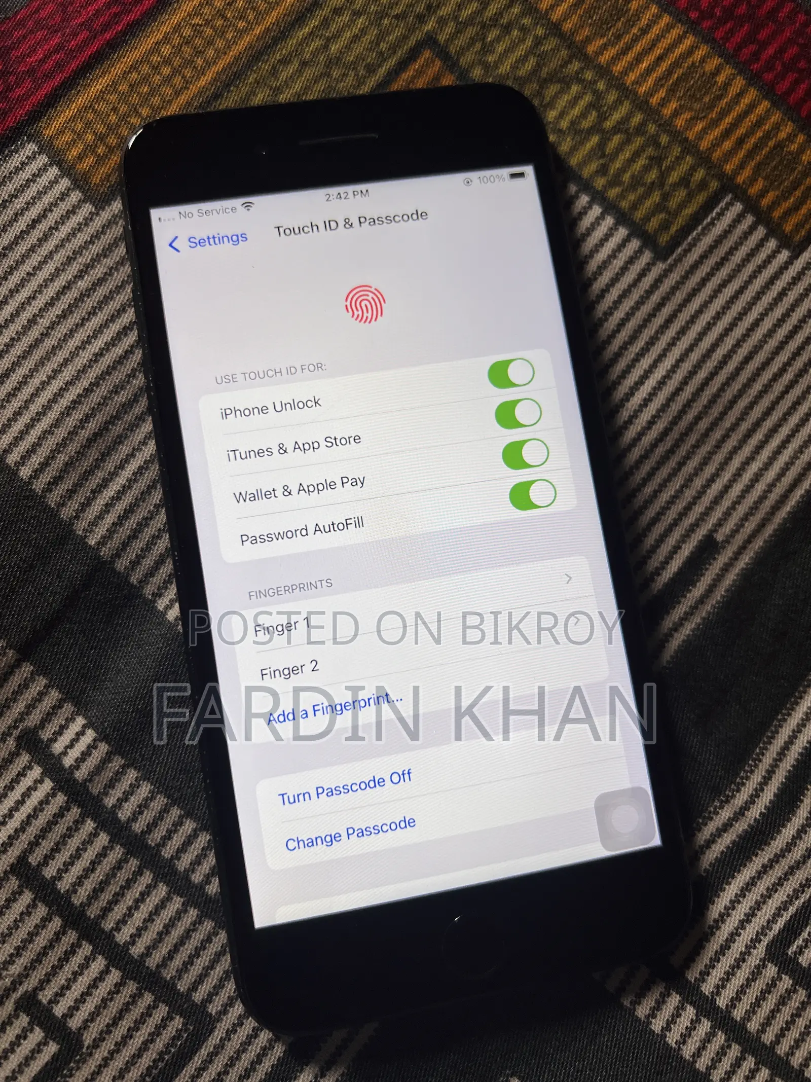 অ্যাপল আইফোন ৭ প্লাস ৩২ জিবি ব্ল্যাক