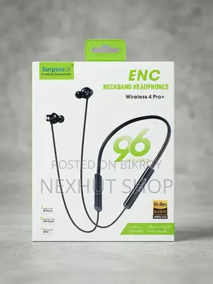 Surpass Wireless 4 Pro+ Enc Neckband Headphones