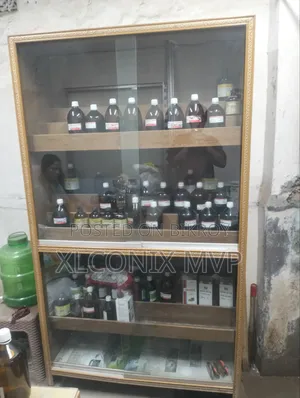 Homoeopathy Medicine Display Cabinet.