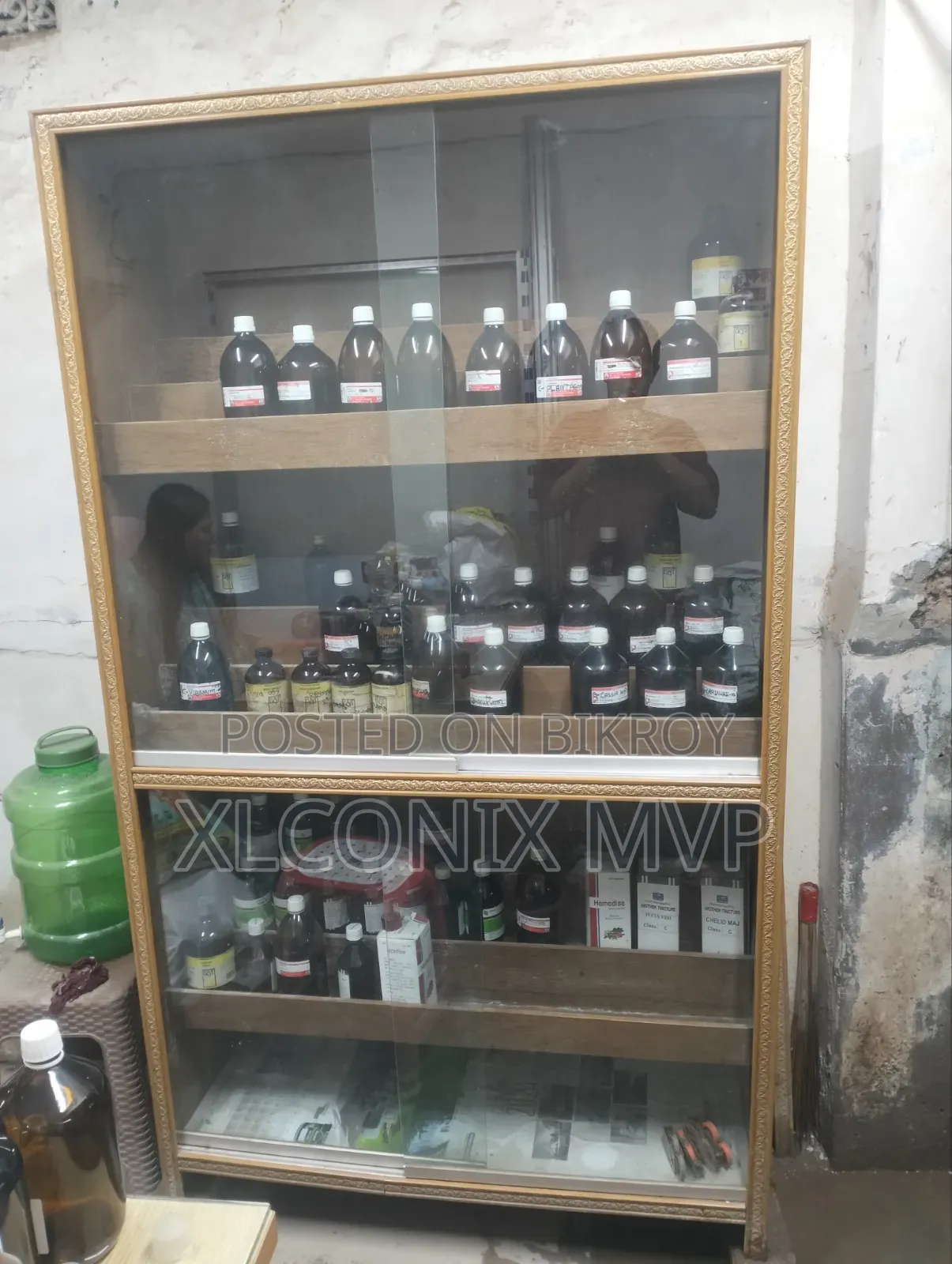 Homoeopathy Medicine Display Cabinet.