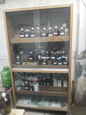 Homoeopathy Medicine Display Cabinet.