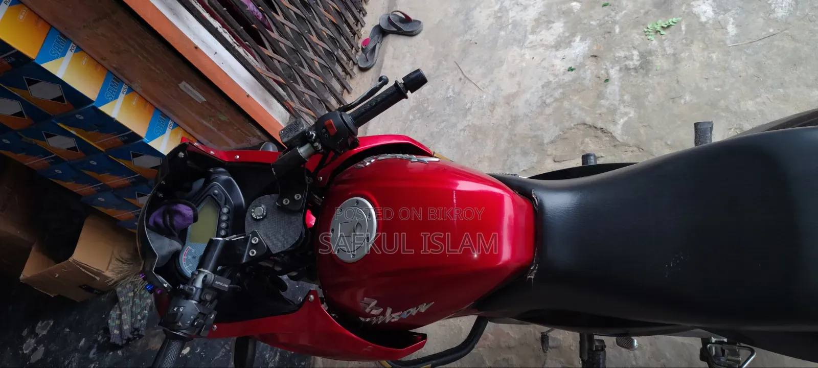 নতুন বাজাজ পালসার ১৫০ ২০১৪ রেড