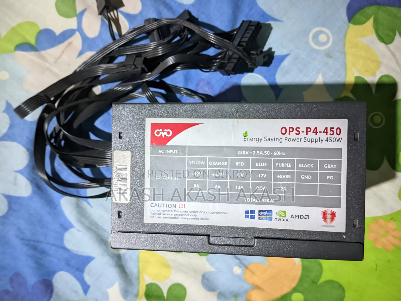Ovo 450w Power Supply