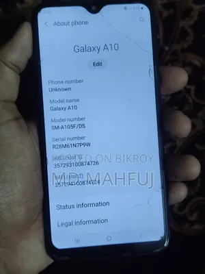 স্যামসাং এ১০ ৩২ জিবি কালো