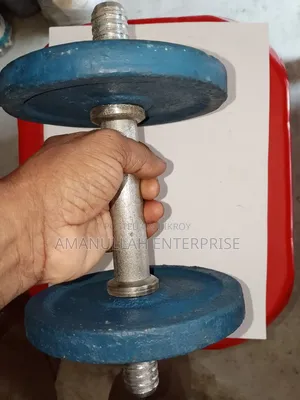 Premium Adjustable Cast Iron Dumbbell With Spinlock Collars.