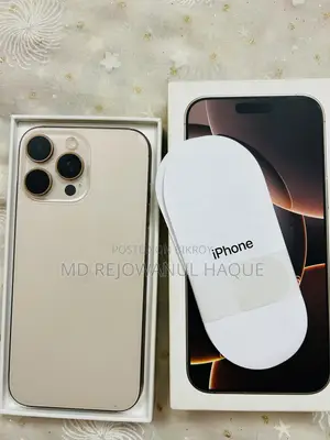 অ্যাপল আইফোন ১৬ প্রো ম্যাক্স ২৫৬ জিবি গোল্ড