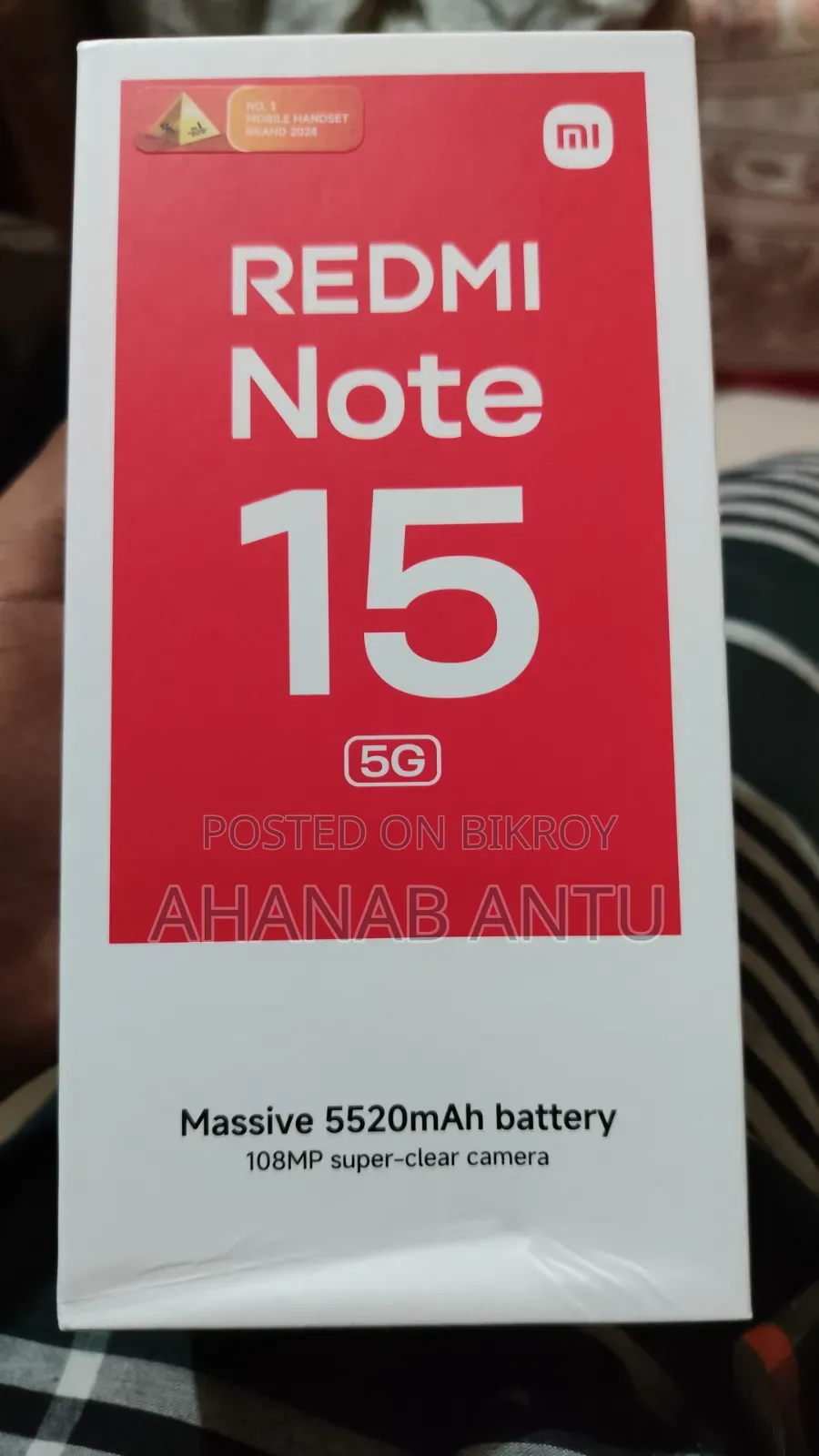 নিউ শাওমি রেডমি নোট ১৫ ২৫৬ জিবি সিলভার