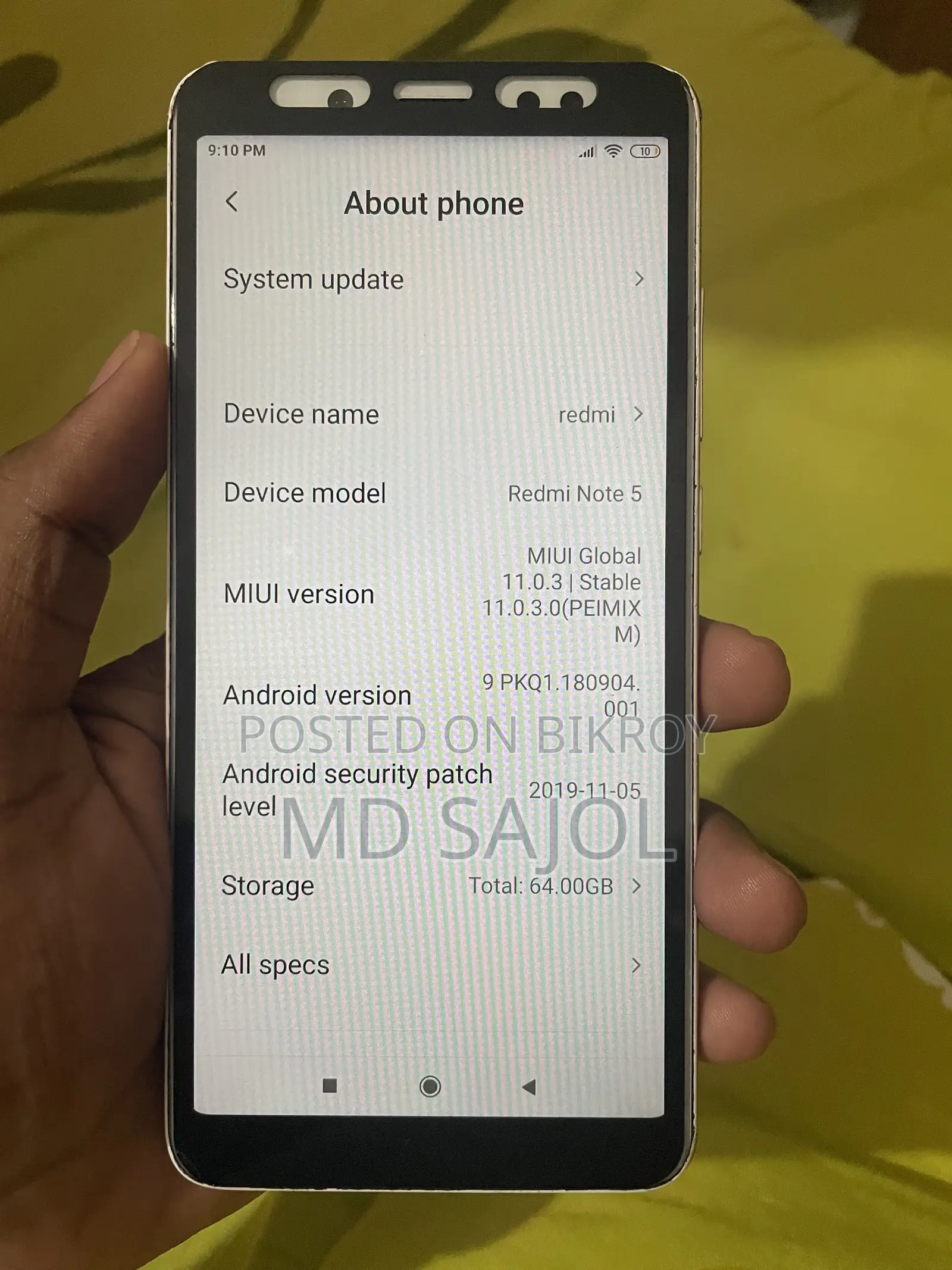 Xiaomi Redmi Note 5 64 GB Silver