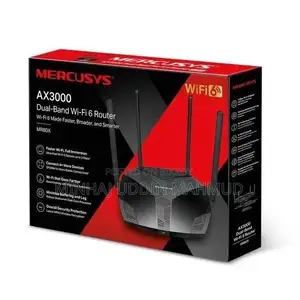 Mercusys MR80X AX3000 Dual Band Gigabit WiFi 6 Router (Official Warran