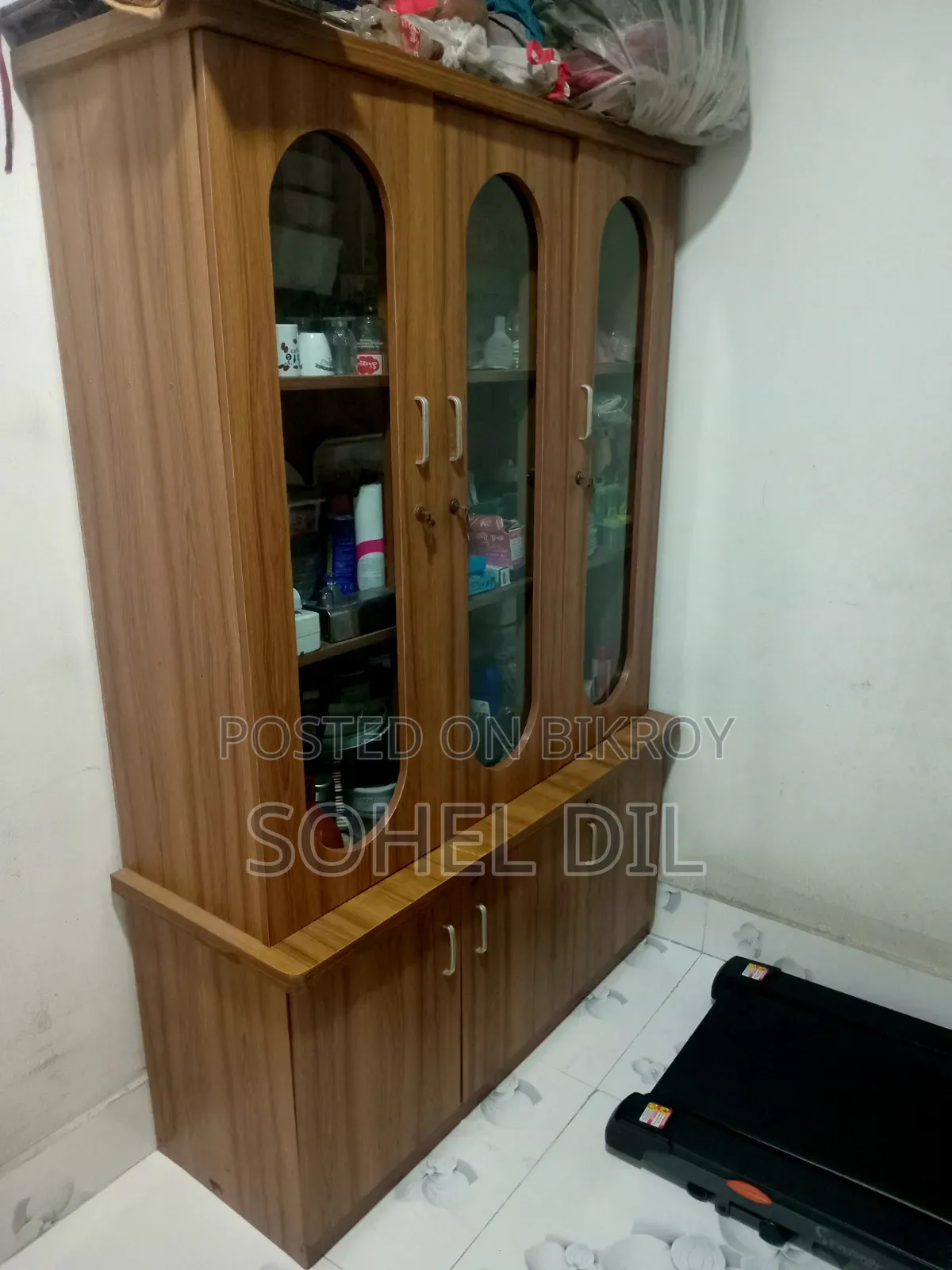 Teak Wood Showcase