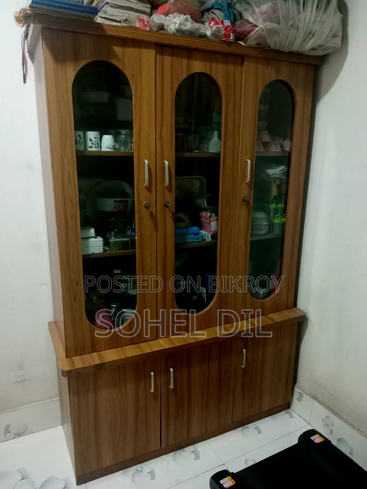 Teak Wood Showcase