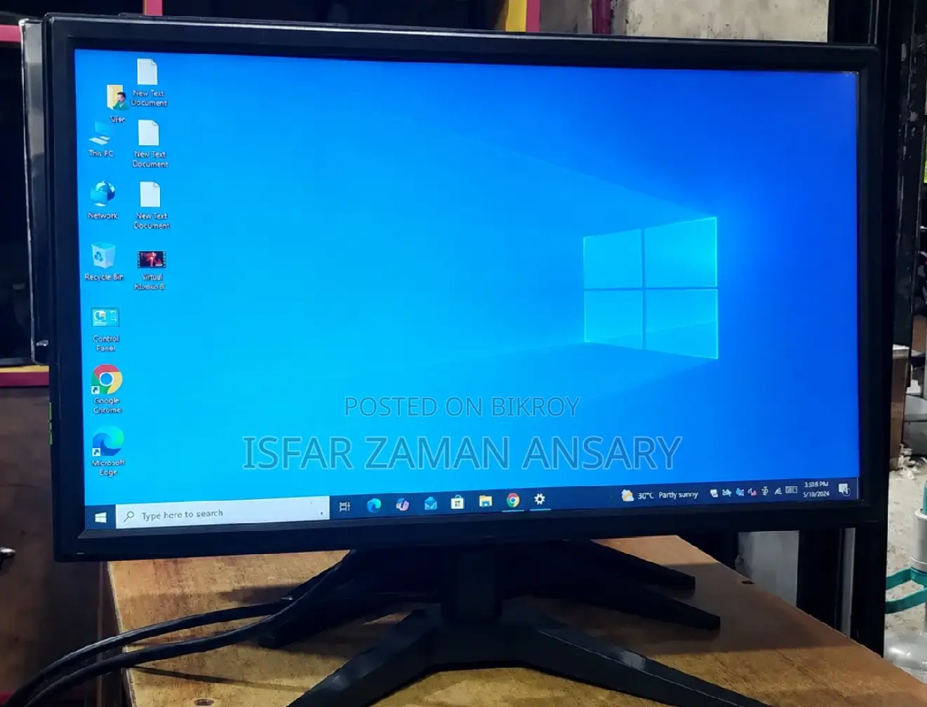 Esonic 22-Inch FHD Micro-Border Monitor ES22S White