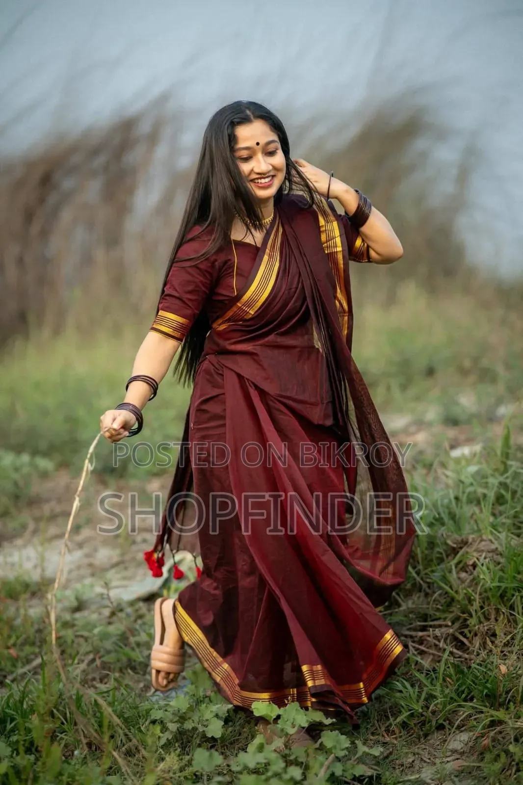 আরং কোয়ালিটি কটন( পিউর সুতি শাড়ি)