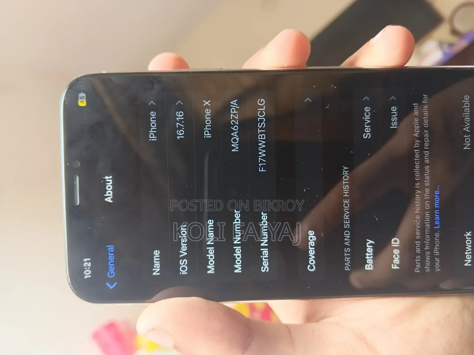 Apple iPhone X 64 GB White