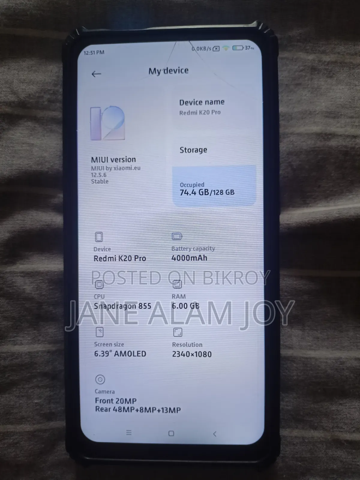 Xiaomi Redmi K20 Pro 256 GB Blue
