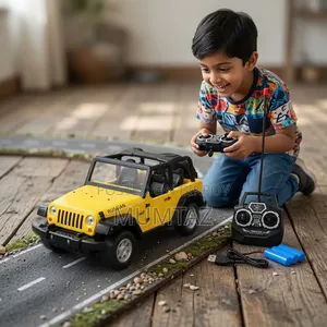 Remote Controlled Rechargeable Wrangler Model Jeep Toy Car