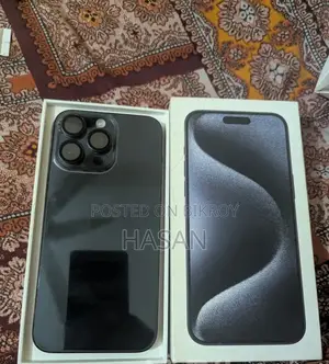 অ্যাপল আইফোন ১৫ প্রো ম্যাক্স ২৫৬ জিবি ব্ল্যাক
