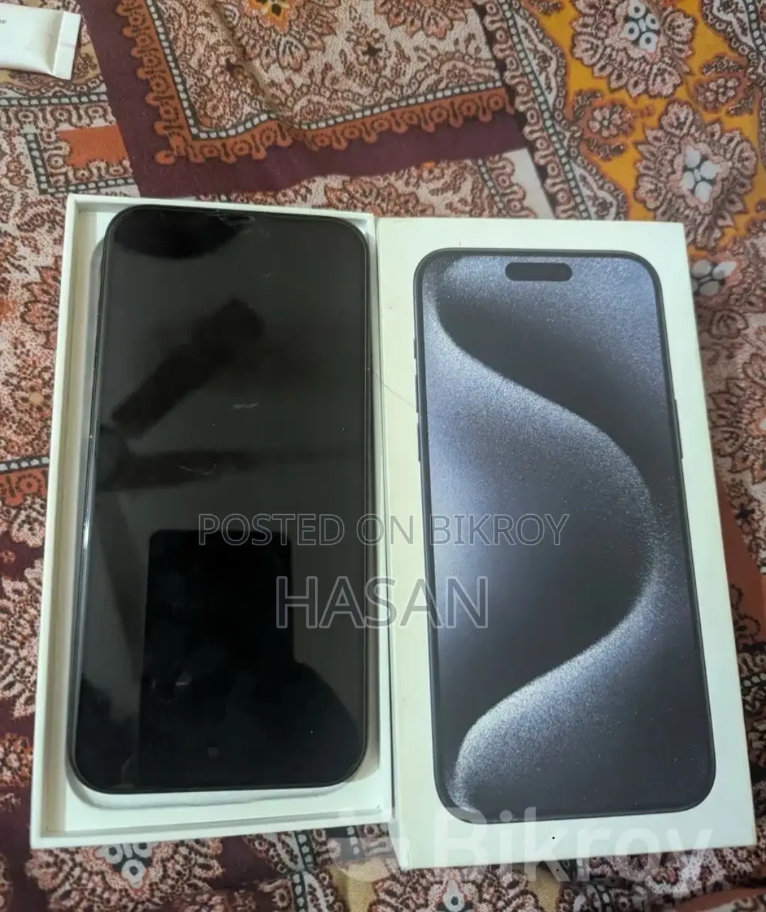 অ্যাপল আইফোন ১৫ প্রো ম্যাক্স ২৫৬ জিবি ব্ল্যাক