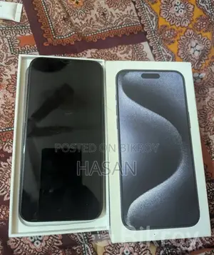 অ্যাপল আইফোন ১৫ প্রো ম্যাক্স ২৫৬ জিবি ব্ল্যাক