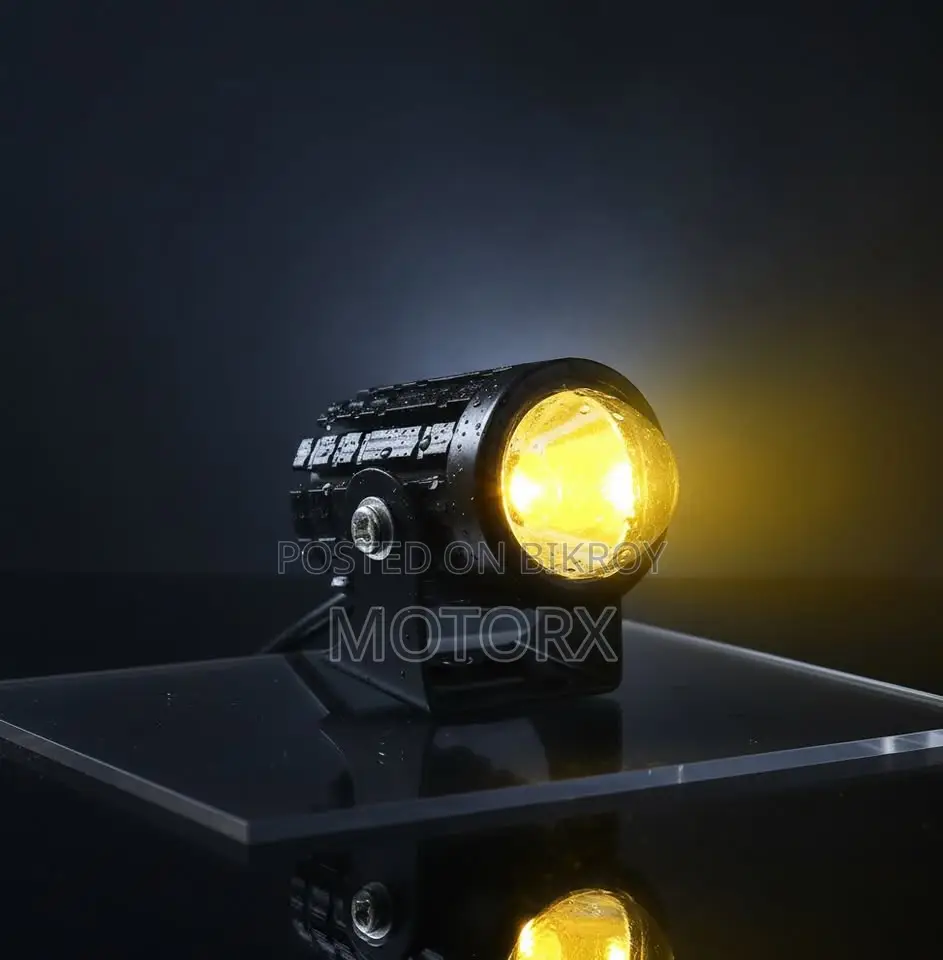 Motorcycle Fog Light Flash 2 Colors - White and Yellow