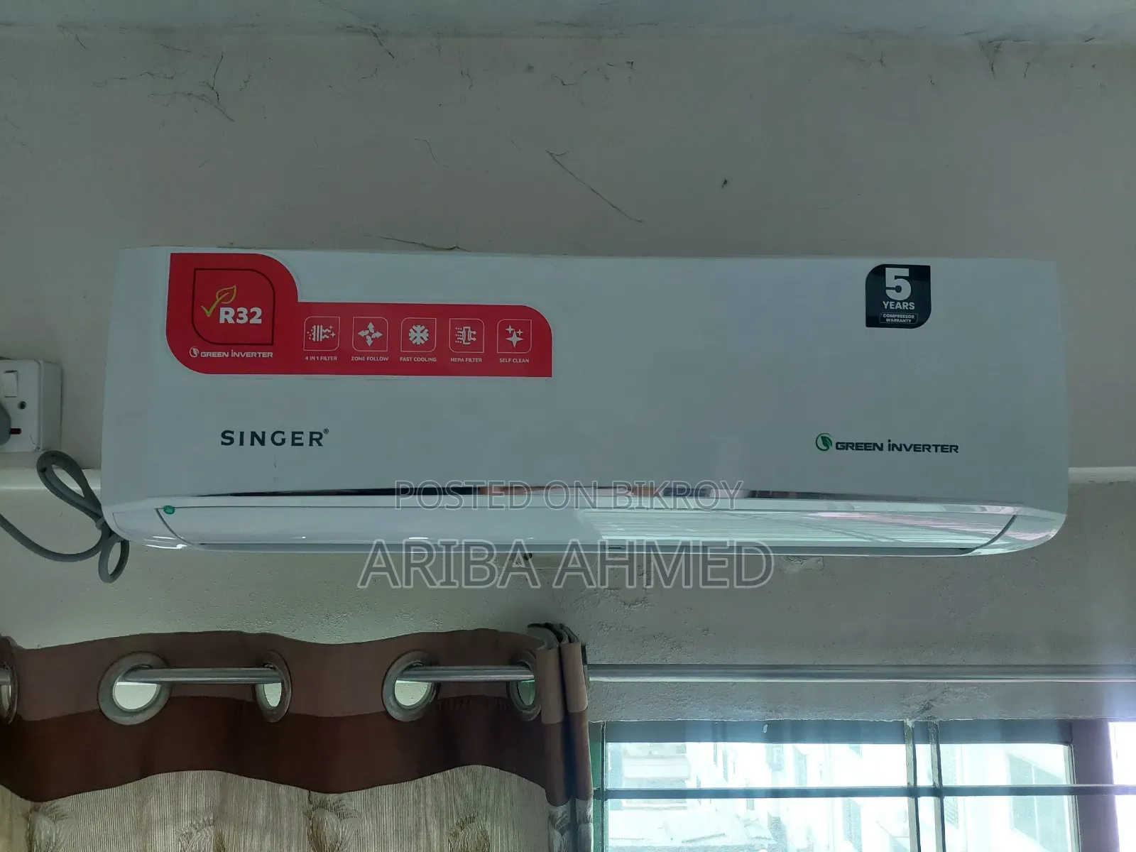 সিঙ্গার এসি, একদম নতুন কন্ডিশন