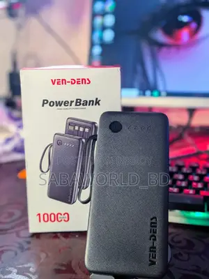 ভেন-ডেন্স ১০০০০ মিলিঅ্যাম্পিয়ার ৪-ইন-১ পাওয়ার ব্যাংক