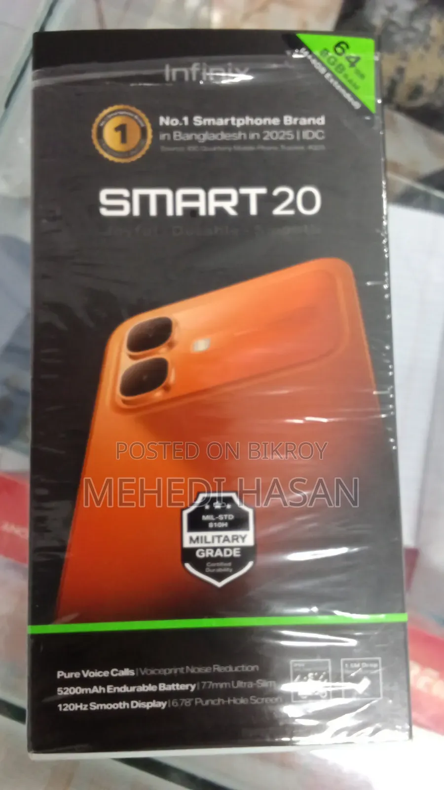 ইনফিনিক্স স্মার্ট ২০ ৬৪ জিবি ব্ল্যাক