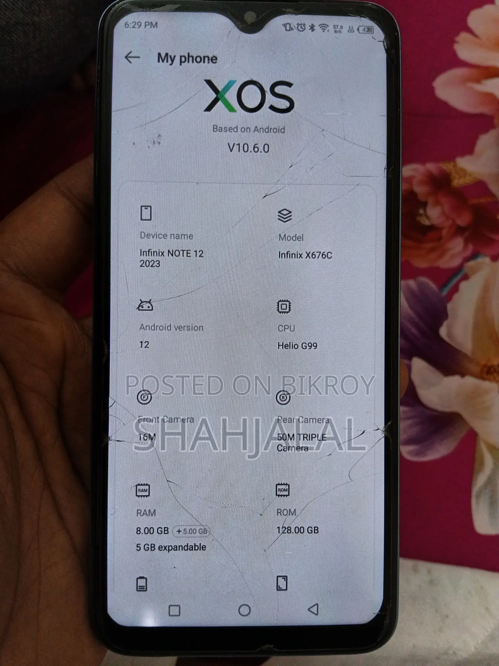 Infinix Note 12 128 GB Blue