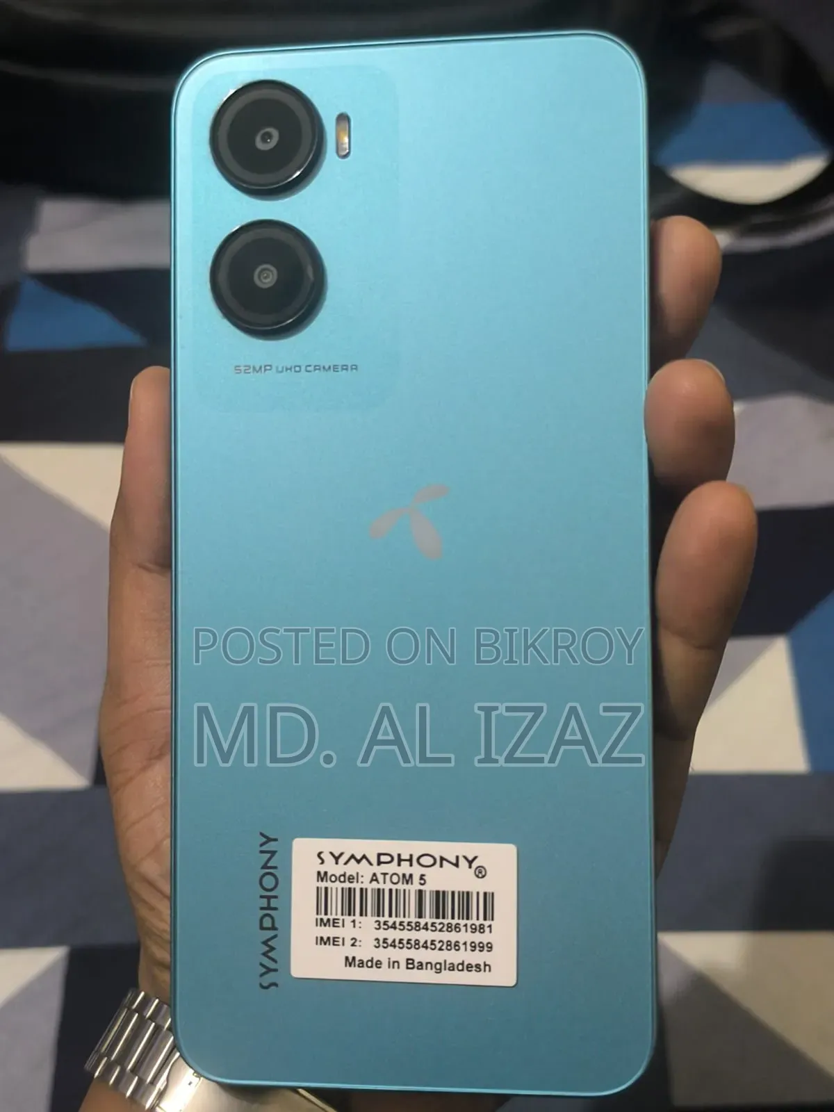 Symphony ATOM 5 64 GB Blue
