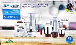 Miyako Kitchen King Food Processor 800W (1HP) – Brand New, Never Used