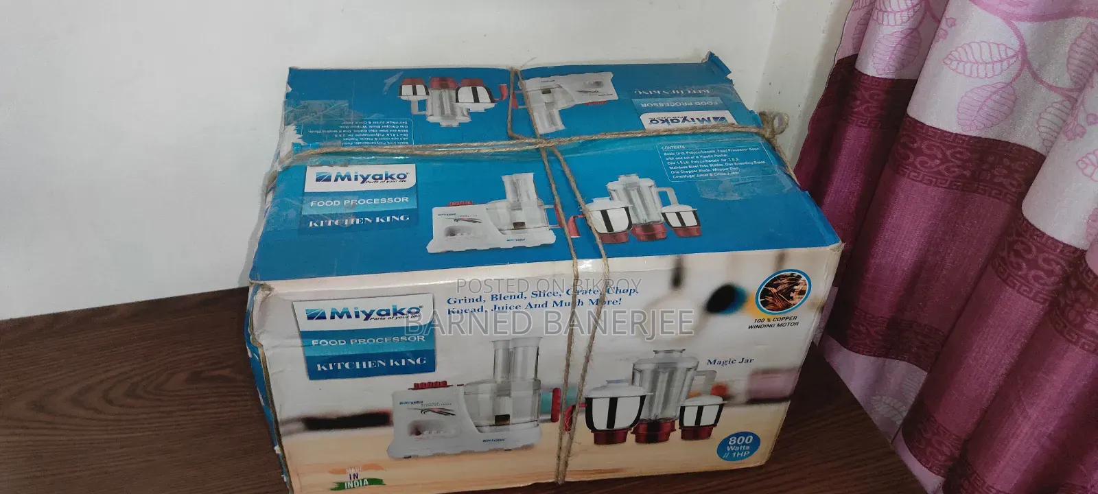 Miyako Kitchen King Food Processor 800W (1HP) – Brand New, Never Used