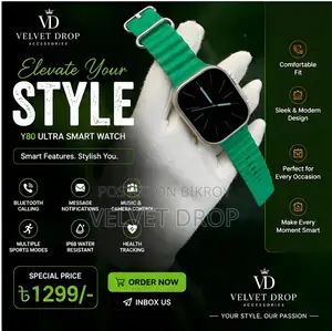 Y80 Ultra Smartwatch With 8 Straps