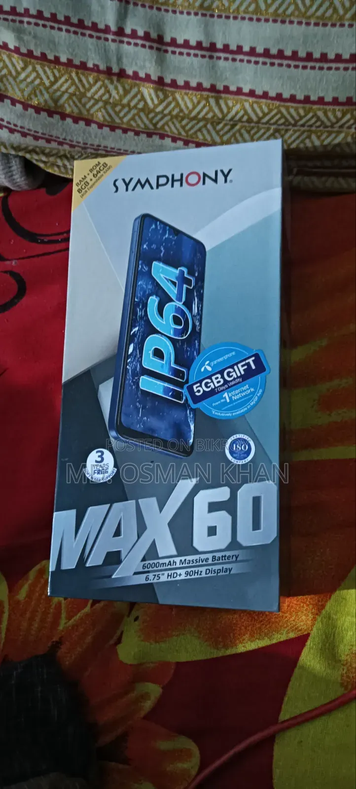Symphony Max 60 64 GB Silver