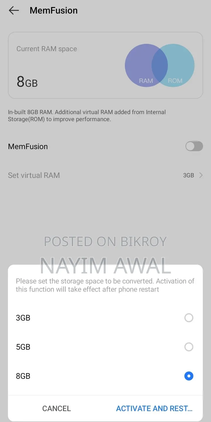 Itel S23 128 GB Blue