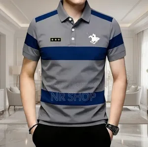 Striped Super Premium Half Sleeve Polo Shirt