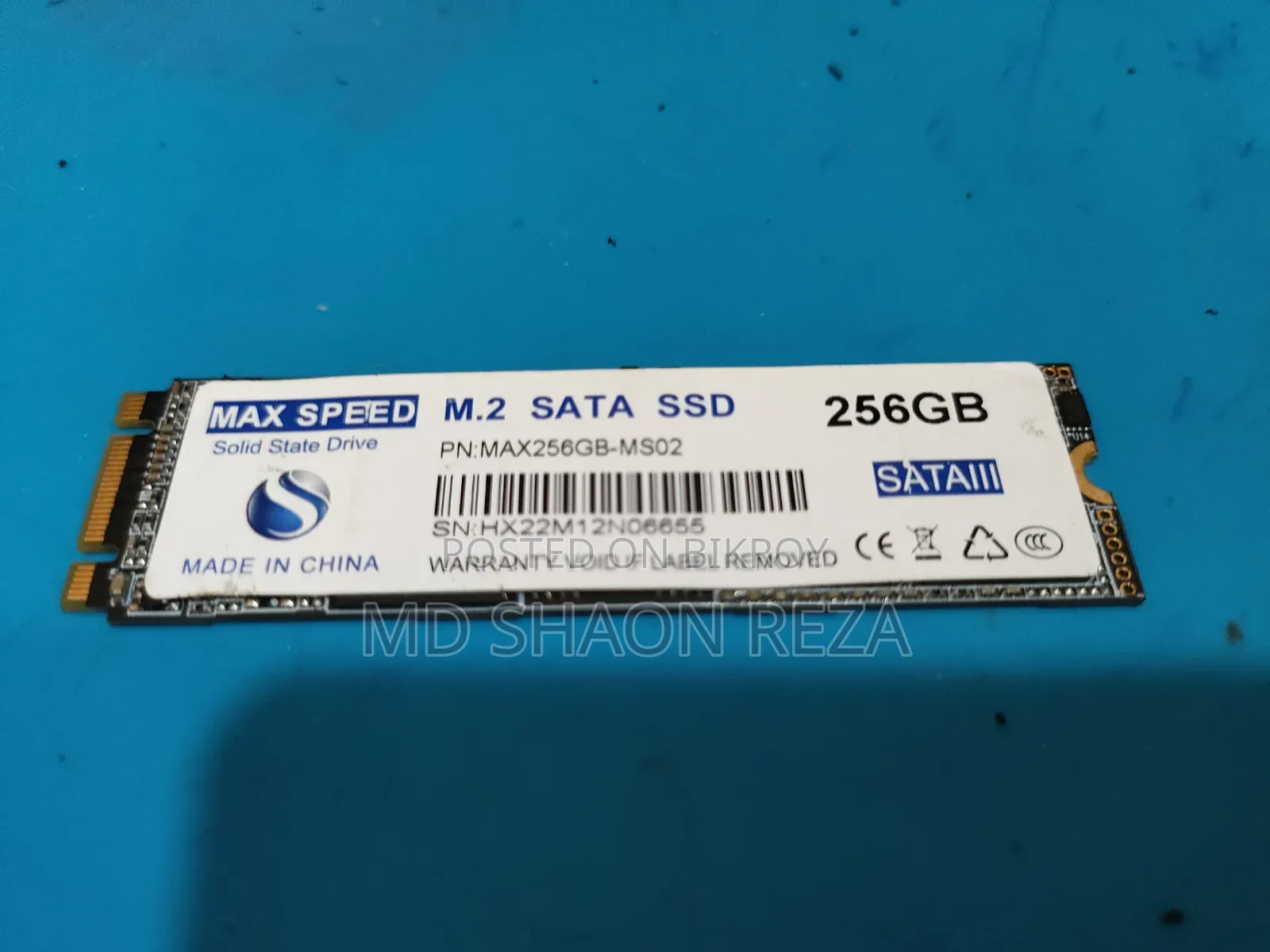 M.2 Sata SSD (256gb) Original Max Speed M.2 Sata SSD (256gb)