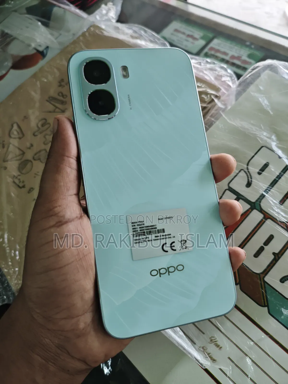 New Oppo A6x 64 GB Blue