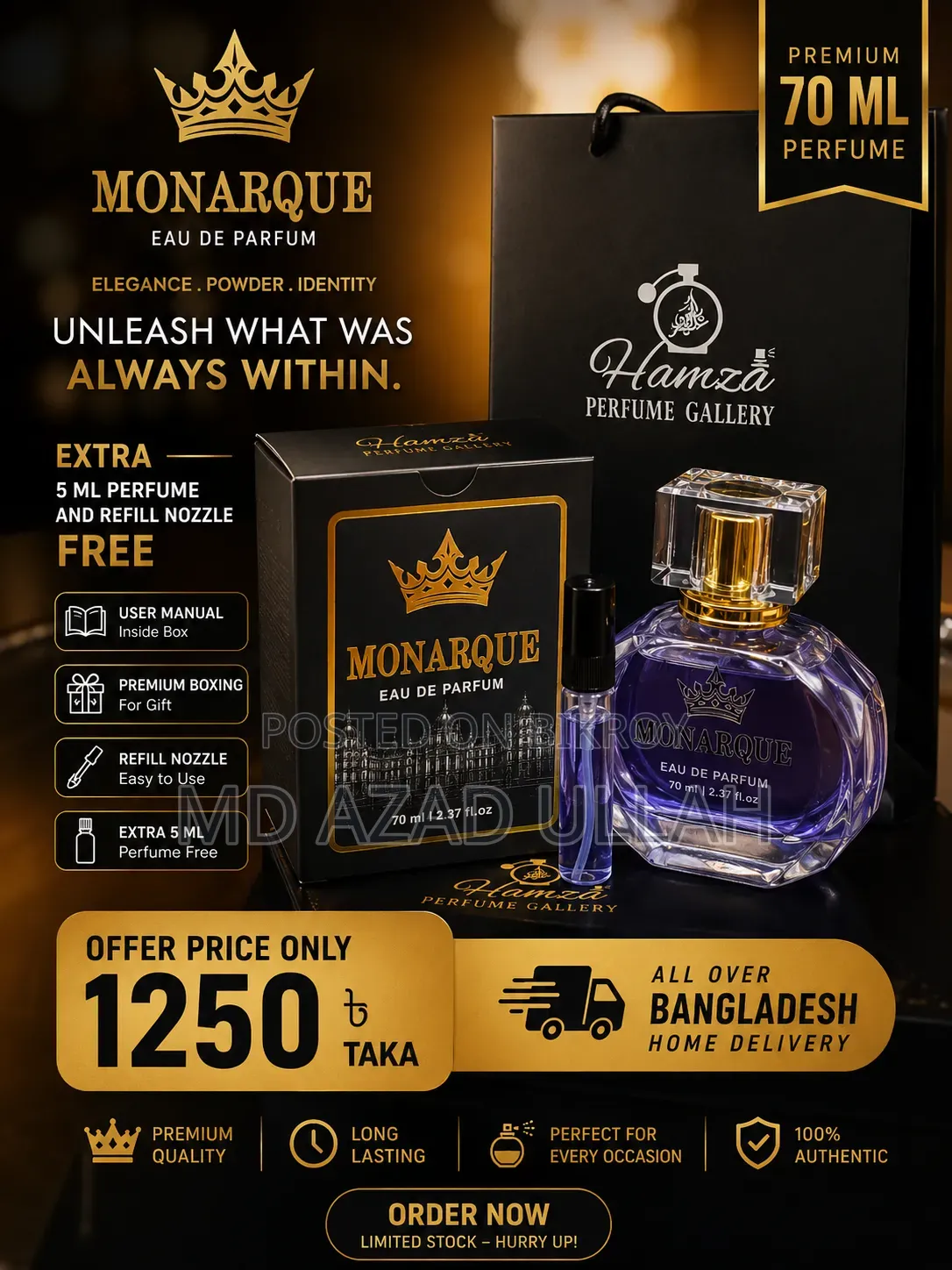 Monarque Perfume Premium Gift Pack