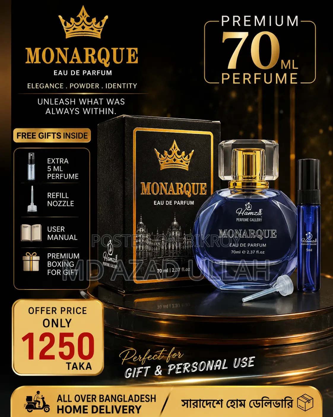 Monarque Perfume Premium Gift Pack